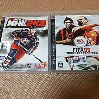 PS3 NHL2K9とFIFA09セット(家庭用ゲームソフト)