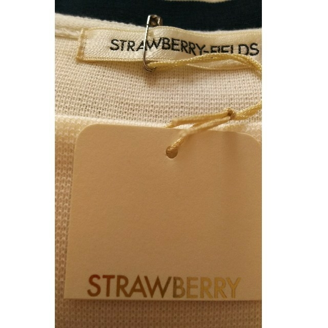 STRAWBERRY-FIELDS(ストロベリーフィールズ)の【新品】ストロベリーフィールズ ニット マルチボーダー ワンピース レディースのワンピース(ひざ丈ワンピース)の商品写真