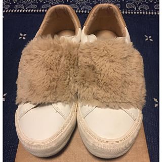 ザラ(ZARA)のZARA ファー スニーカー 23.5センチ(スニーカー)