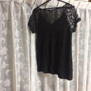 エイチアンドエム(H&M)の肩レースT♡(Tシャツ(半袖/袖なし))