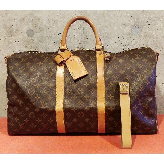 LOUIS VUITTON(ルイヴィトン)の【良品中古】　ルイヴィトン（モノグラム）　キーポル50　バンドリエール　男女兼用 メンズのバッグ(ボストンバッグ)の商品写真