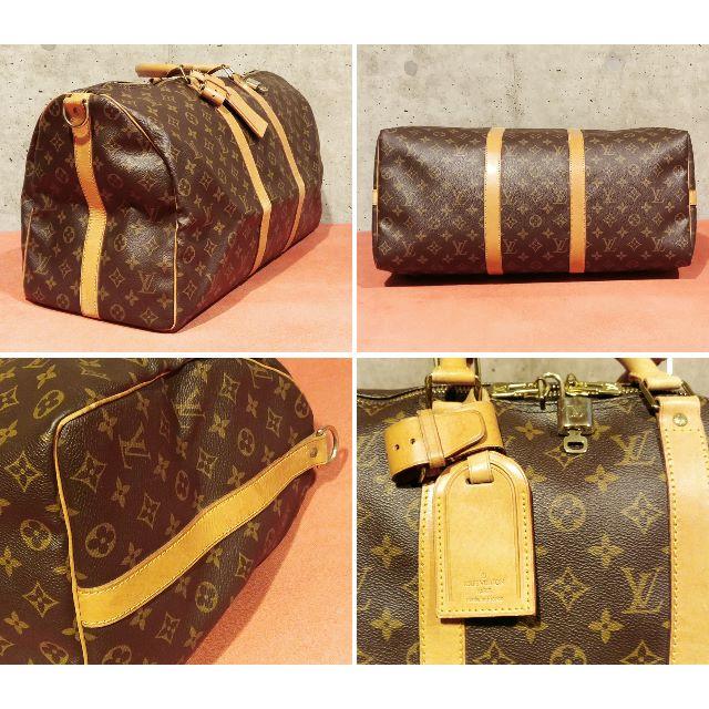 LOUIS VUITTON(ルイヴィトン)の【良品中古】　ルイヴィトン（モノグラム）　キーポル50　バンドリエール　男女兼用 メンズのバッグ(ボストンバッグ)の商品写真