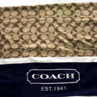 COACH - 新品 未使用 アメリカ限定 タグ付き コーチ バスタオルの ...