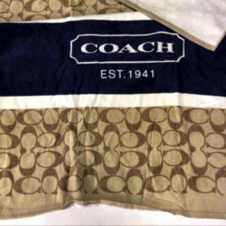 COACH - 新品 未使用 アメリカ限定 タグ付き コーチ バスタオルの通販 ...