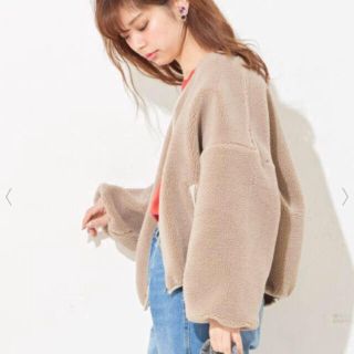 ナチュラルクチュール(natural couture)の新品 ナチュラルクチュール ボアブルゾン 🐻(ブルゾン)