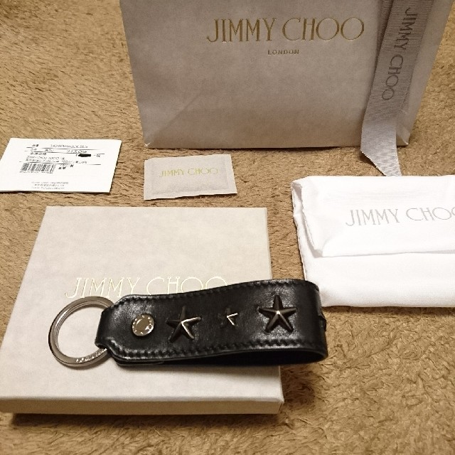 JIMMY CHOO - ジミーチュウ 新品未使用 キーリング JIMMY CHOO キーホルダー 正規品の通販 by high ball's