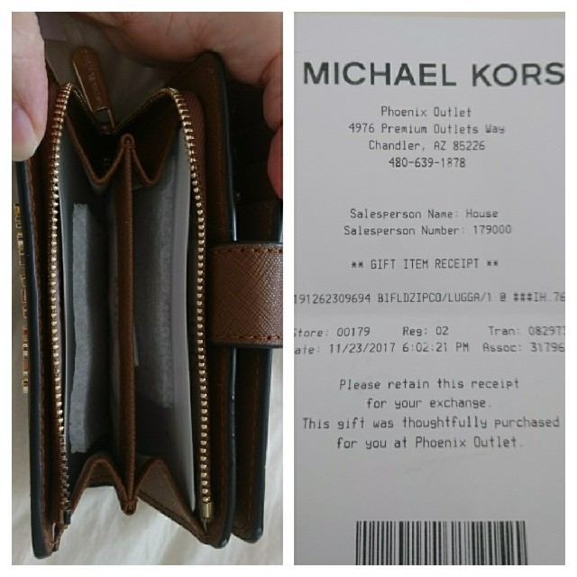 マイケルコース　新品タグ付き　折りたたみ財布