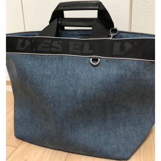 ディーゼル(DIESEL)の【もも様専用】 ディーゼルデニムバック 大 新品 今季 おまけシール付き(トートバッグ)