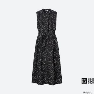 ユニクロ(UNIQLO)の【新品タグ付き】ユニクロ ドット ワンピース(ロングワンピース/マキシワンピース)