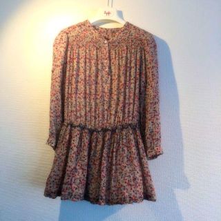 ザラキッズ(ZARA KIDS)のZARA KIDS 5−6 118 チュニック白のインナー付き春夏の蚊よけに(Tシャツ/カットソー)