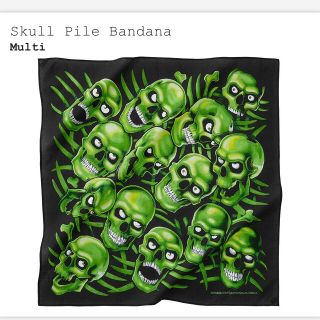 シュプリーム(Supreme)のSkull Pile Bandana(バンダナ/スカーフ)