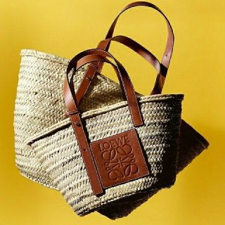 ロエベ(LOEWE)のLOEWEロエベ カゴバッグ人気 Mサイズ バスケットかご新品(かごバッグ/ストローバッグ)