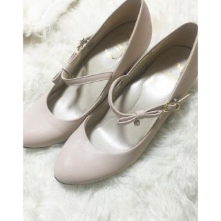 ミッシュマッシュ(MISCH MASCH)の❤︎ ミッシュマッシュ ❤︎ ビジュー リボン 付 パンプス(ハイヒール/パンプス)