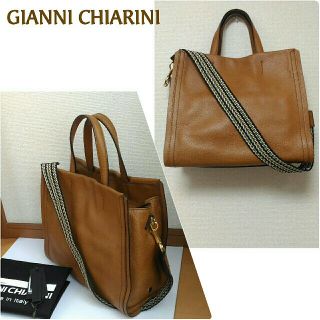 ドゥーズィエムクラス(DEUXIEME CLASSE)の専用* GIANNI CHIARINIテープショルダー2WAYバッグ(ショルダーバッグ)