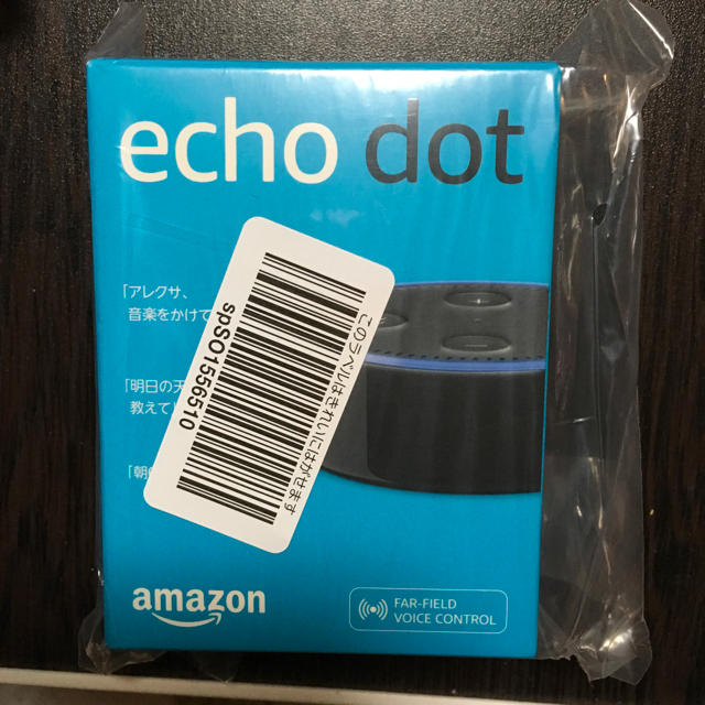 ECHO(エコー)の新品未開封 Amazon echo dot スマホ/家電/カメラのオーディオ機器(スピーカー)の商品写真