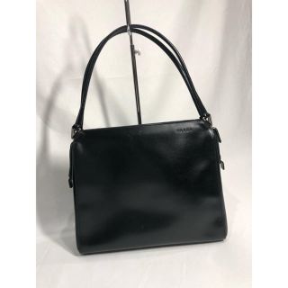 プラダ(PRADA)のPRADA 無地 ハンドバッグ 美品 正規品(ハンドバッグ)