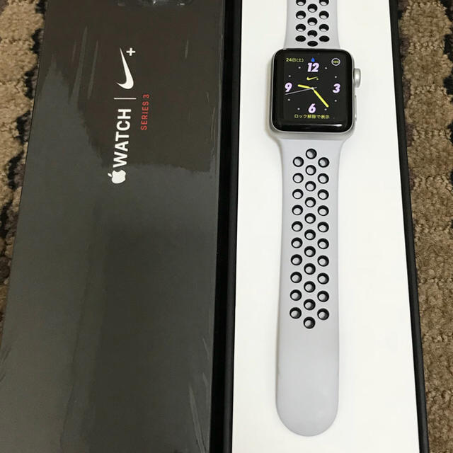 applewatch series3セルラー 38mmアップルケア付き