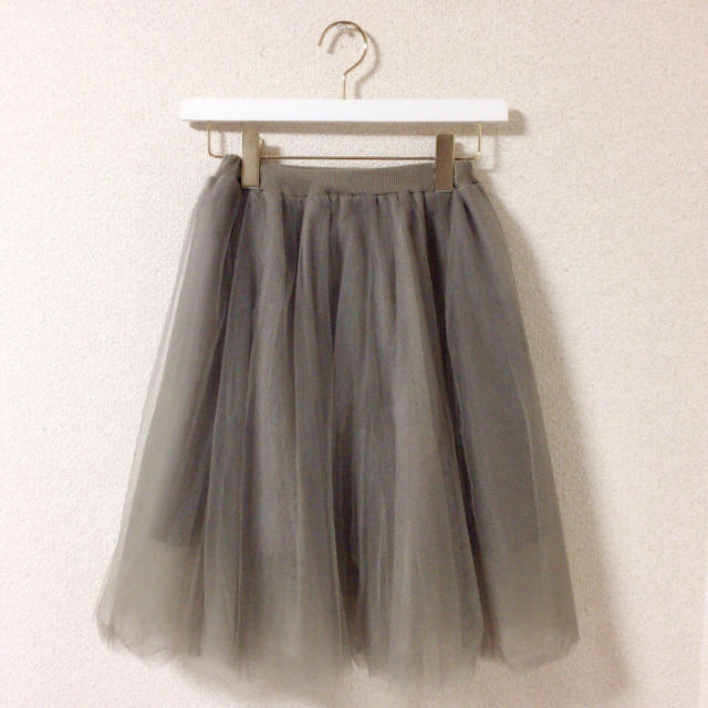 FRAY I.D(フレイアイディー)のフレイアイディー チュールボリュームスカート レディースのスカート(ひざ丈スカート)の商品写真
