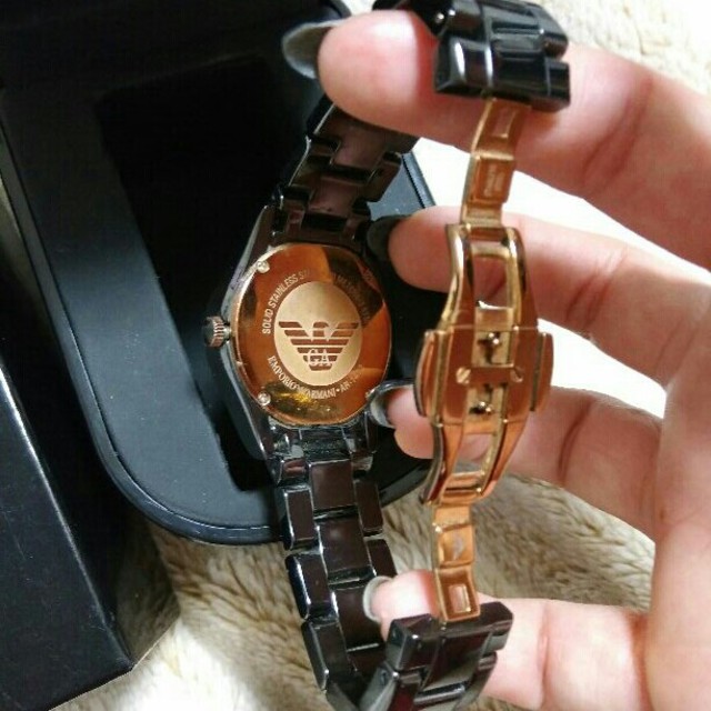 Emporio Armani(エンポリオアルマーニ)のEMPORIO ARMANI　腕時計　レディース レディースのファッション小物(腕時計)の商品写真