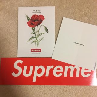 シュプリーム(Supreme)のsupreme poppy ステッカー(ノベルティグッズ)