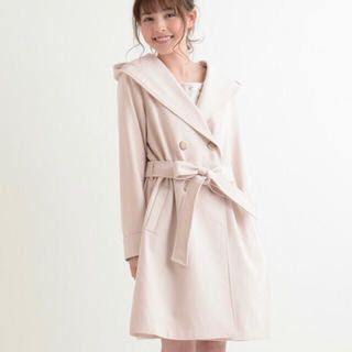 マジェスティックレゴン(MAJESTIC LEGON)の♡新品マジェスティックレゴンフード付トレンチコートピンク♡(トレンチコート)