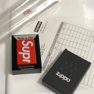 シュプリーム(Supreme)のlogo zippo supreme 18ss(タバコグッズ)