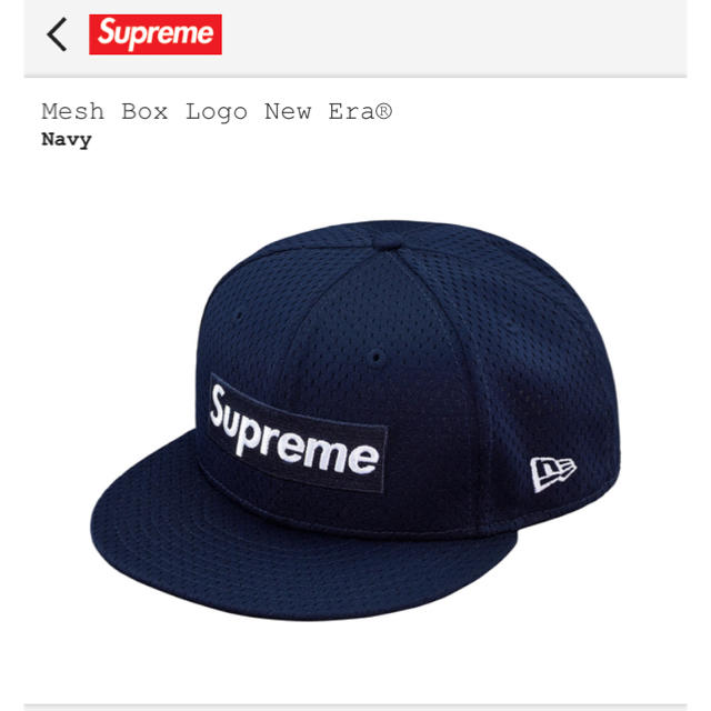 supreme×NEW ERA帽子