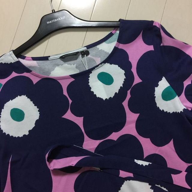 マリメッコ ワンピース M - ひざ丈ワンピース