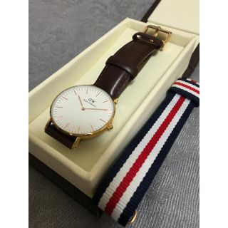 ダニエルウェリントン(Daniel Wellington)の【再出品】Daniel Wellington NATOベルト付き 36mm(腕時計)