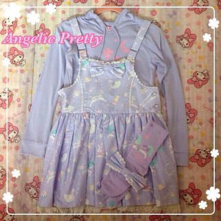 アンジェリックプリティー(Angelic Pretty)のCandy Sprinkleサロペット(セット/コーデ)