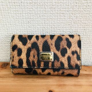 ドルチェアンドガッバーナ(DOLCE&GABBANA)のDolce&Gabbana  ドルガバ★レオパード柄 6連 キーケース(キーケース)