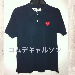 コムデギャルソン(COMME des GARCONS)のPLAY❤ポロシャツ❤紺(ポロシャツ)