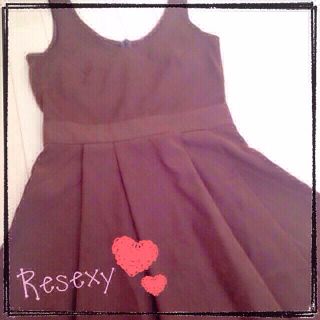 リゼクシー(RESEXXY)のResexy ベロア ワンピ(ミニワンピース)