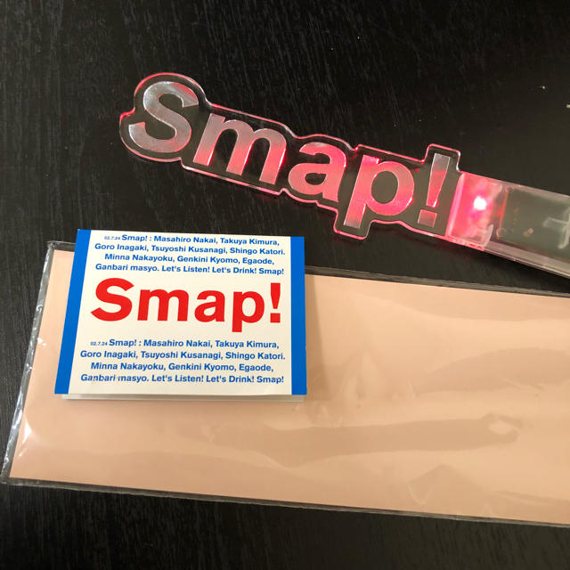 SMAP(スマップ)のドリンクスマップ  ペンライト 美品 エンタメ/ホビーのタレントグッズ(アイドルグッズ)の商品写真