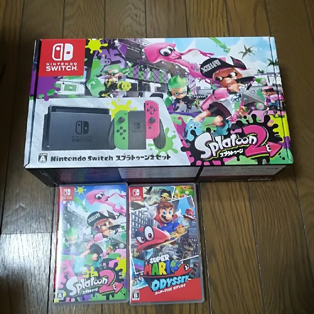 ニンテンドースイッチ スプラトゥーン2同梱版+スーパーマリオ
