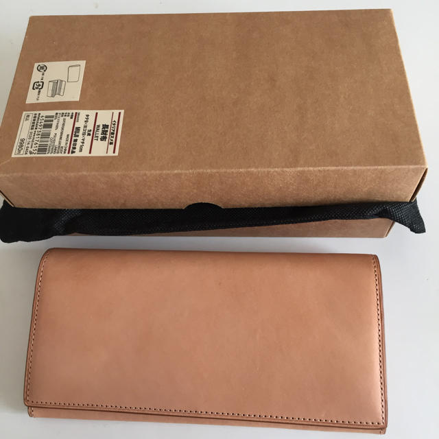 MUJI (無印良品)(ムジルシリョウヒン)の無印良品❤️イタリア産ヌメ革長財布 レディースのファッション小物(財布)の商品写真