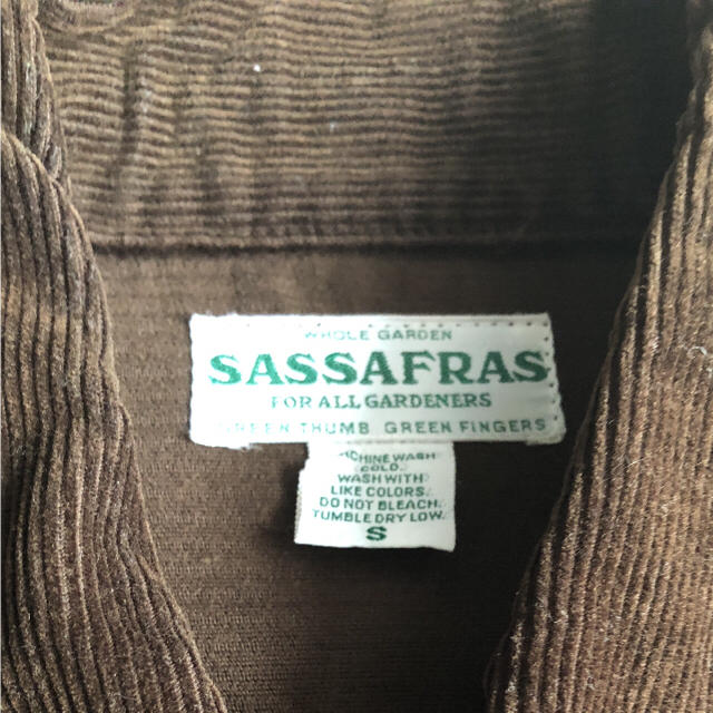 SASSAFRAS(ササフラス)のササフラス ガーデナージャケット コーデュロイ メンズのジャケット/アウター(Gジャン/デニムジャケット)の商品写真