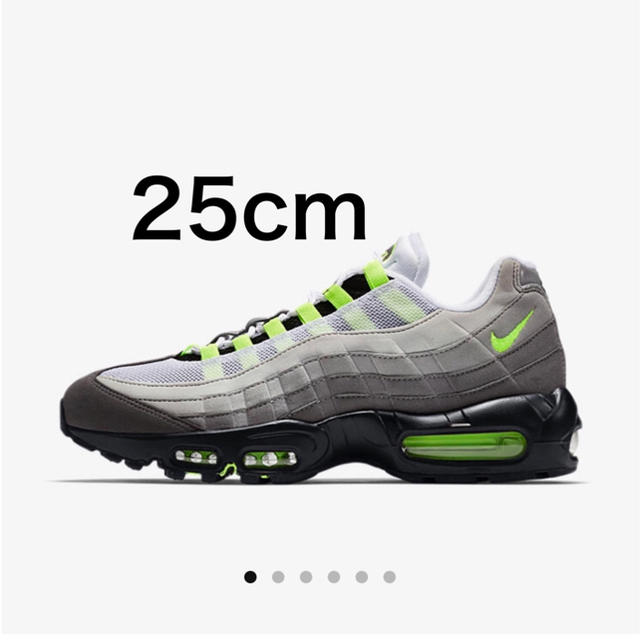 NIKE(ナイキ)の【25cm】NIKE AirMax95 イエローグラデ メンズの靴/シューズ(スニーカー)の商品写真