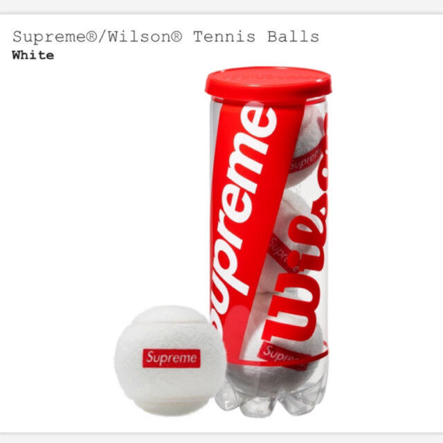 Supreme(シュプリーム)の supreme tennis ball テニスボール スポーツ/アウトドアのテニス(ボール)の商品写真