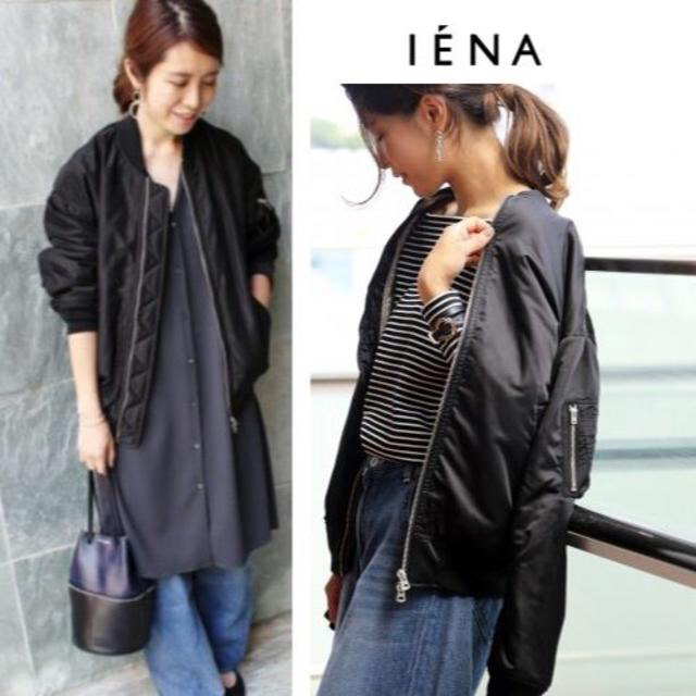 IENA(イエナ)のWめがね様専用　即完売★ルーズ MA1 ブルゾン レディースのジャケット/アウター(ブルゾン)の商品写真