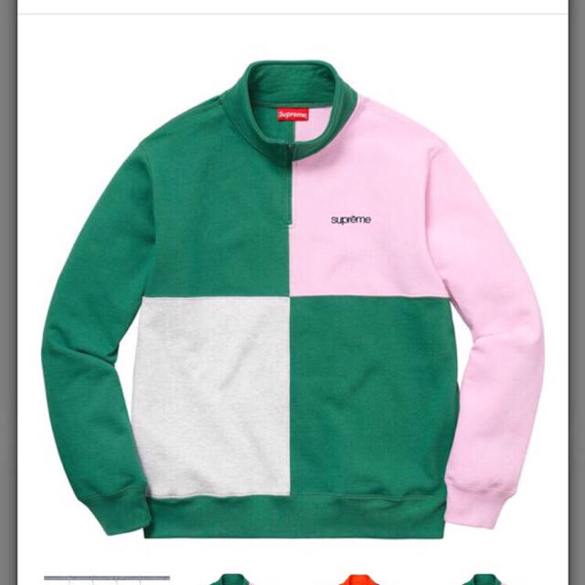 Color blocked half zip sweatshirt M