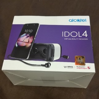 ☆新品未開封 Alcatel IDOL4 シルバー SIMフリー おまけ付☆(スマートフォン本体)