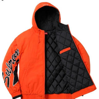 シュプリーム(Supreme)のsupreme sleeve script sideline jacket(ダウンジャケット)