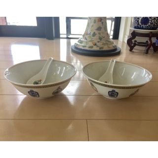 ティファニー(Tiffany & Co.)のすてき！ ラーメン 器& レンゲ 2セット ヌードル ボウル 食器  鉢 中華(食器)