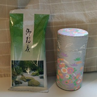 新品 未開封 緑茶＆茶筒セット 茶葉(茶)