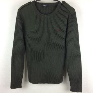 バーバリーブラックレーベル(BURBERRY BLACK LABEL)のBURBERRY BLACK LABEL 長袖ニット カーキ サイズ2(ニット/セーター)