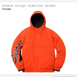 シュプリーム(Supreme)のsupreme sleeve script sideline jacket(ダウンジャケット)