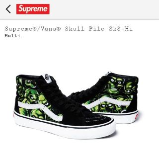 シュプリーム(Supreme)のシュプリーム　バンズ　スカル　28.5　Sk8-Hi(スニーカー)