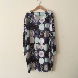 マリメッコ(marimekko)のフグのごちそう様専用 マリメッコワンピース 美品(ミニワンピース)