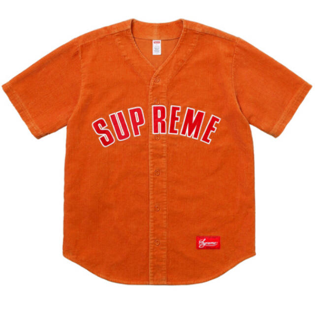 Corduroy Baseball Jersey supreme シュプリーム